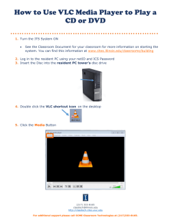 how to use vlc media player to play a cd or dvd