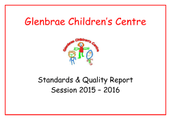 2016 (2.1MB Word) - Glenbrae Children`s Centre