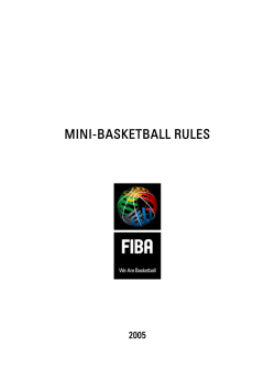 MINI-BASKETBALL RULES