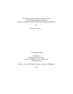 THE INFLUENCE OF EDUCATION AGENTS ON STUDENT