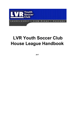 2017 House League Handbook