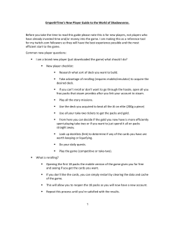 Emper0rTime`s New Player Guide to the World of