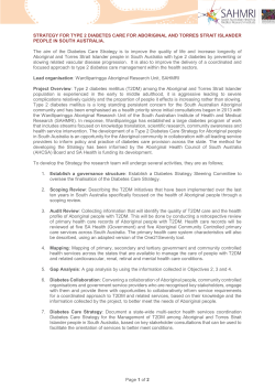 Page 1 of 2 STRATEGY FOR TYPE 2 DIABETES CARE