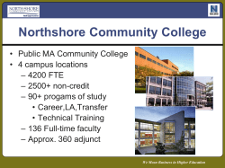 North Shore Community College Powerpoint