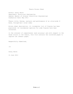 p. 1 Thesis Errata Sheet Author: Sonny Smith Department