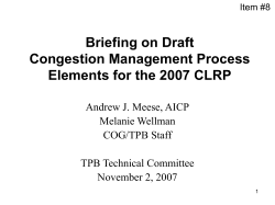 (CLRP) Congestion Management Process (CMP)