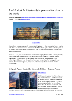 3. Children`s Hospital in Orange County