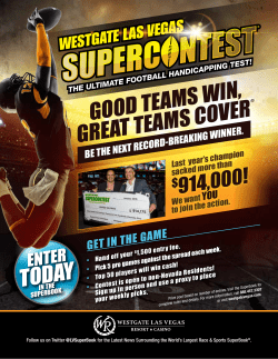good teams win, great teams cover today