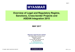 Overview of Legal and Regulatory Regime, Sanctions, Cross