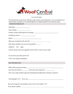 Let`s Get Started! The information on this form will