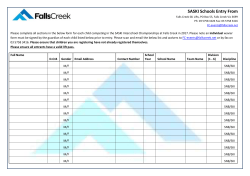 SASKI Schools Entry From