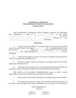 Assumption Agreement