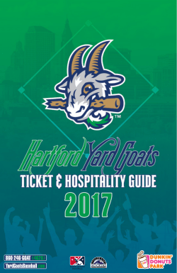 Ticket Brochure. - Minor League Baseball