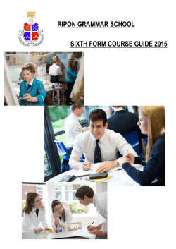 contents - Ripon Grammar School