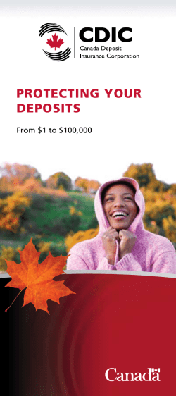 protecting your deposits