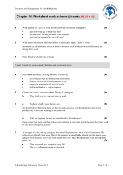 Extension worksheet &ndash; Topic 6 - Cambridge Resources for the IB