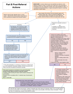 Part B Post-Referral Actions - Minnesota Department of Education