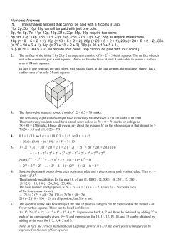 solutions - NLCS Maths Department