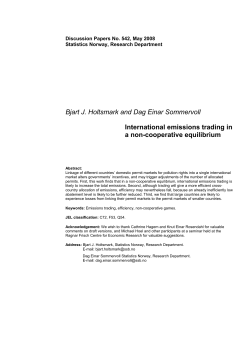 Bjart J. Holtsmark and Dag Einar Sommervoll International