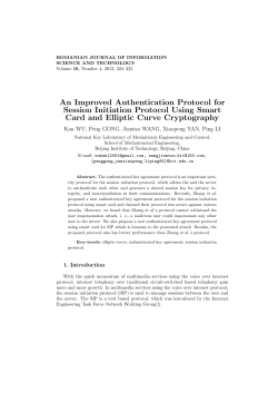 An Improved Authentication Protocol for Session Initiation Protocol