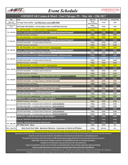 350 $375 Qualifier - 1 in 5 players advance to the Main Event