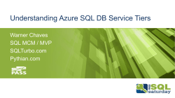 Our Sponsors - SQL Saturday