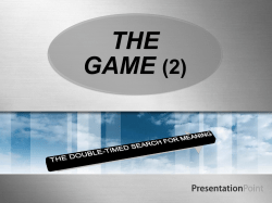 THE GAME