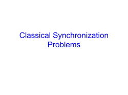 Classical Synchronization Problems
