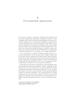 5 Prior-independent Approximation