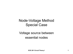 Node-Voltage Method Special Case