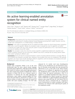 An active learning-enabled annotation system for clinical named