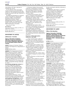 Federal Register/Vol. 80, No. 99/Friday, May 22, 2015/Notices