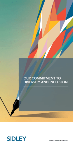 our commitment to diversity and inclusion