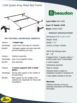 1100 Queen-King Metal Bed Frame