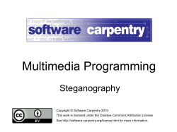 Slide 1 - Software Carpentry