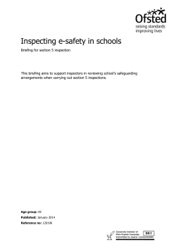 Ofsted Template - Digital Education Resource Archive (DERA)