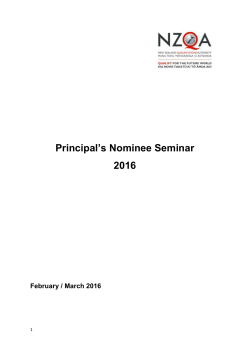 Seminar Booklet