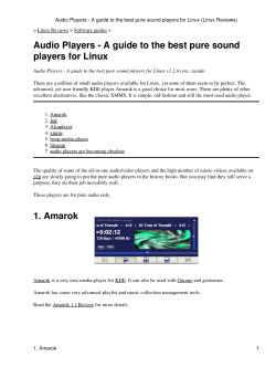 Audio Players - A guide to the best pure sound