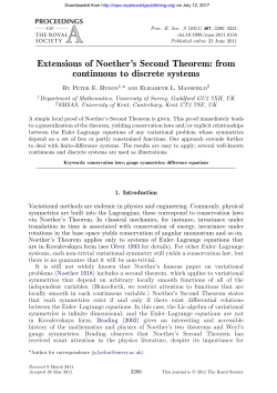 Extensions of Noether`s Second Theorem: from continuous to