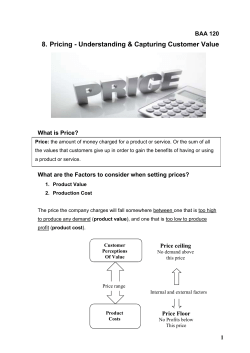 MKTA221 &ldquo;Marketing Management&rdquo;