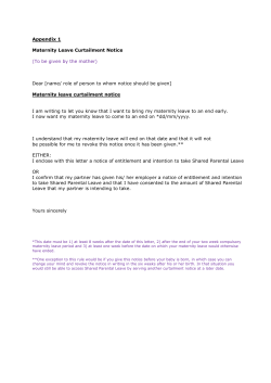Personnel Policy Template