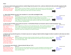 TKAM Study Guide - Part I Quotations