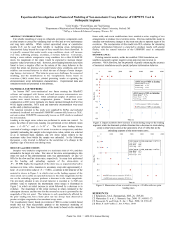 Experimental Investigation and Numerical Modeling of Non