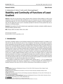 Stability and Continuity of Functions of Least Gradient