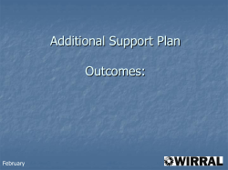 Outcomes – Section E