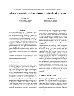 Allowing for probability zero in credal networks under epistemic