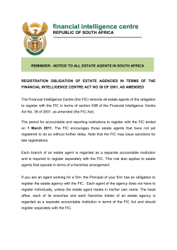 Reminder re registration for estate agents-aug2012
