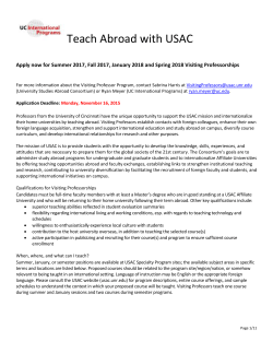 Teach Abroad with USAC - University of Cincinnati