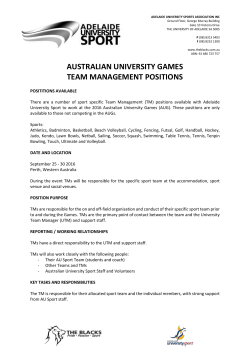 Team Management - AU Sport | AU Sport