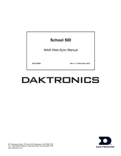 School SID - DakStats